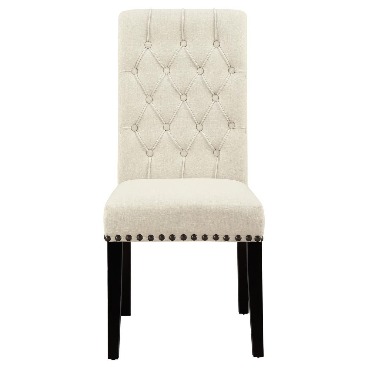 Mapleton Beige Tufted Back Upholstered Side Chairs, Set of 2 by Coaster at Eve Furniture