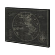 Mappemonde Etching v2 by Mercana Studio a Hand Embellished Textured Canvas by Mercana at Eve Furniture