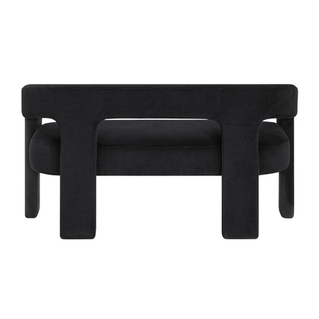 Marais Black Bench by Homelegance at Eve Furniture
