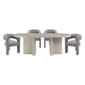 Marais Dark Gray 5-Piece Dining Room Set by Homelegance at Eve Furniture