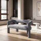 Marais Dark Gray Bench by Homelegance at Eve Furniture