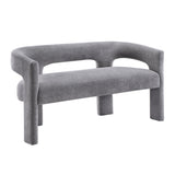 Marais Dark Gray Bench by Homelegance at Eve Furniture