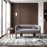 Marais Dark Gray Bench by Homelegance at Eve Furniture