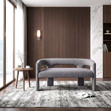 Marais Dark Gray Bench by Homelegance at Eve Furniture