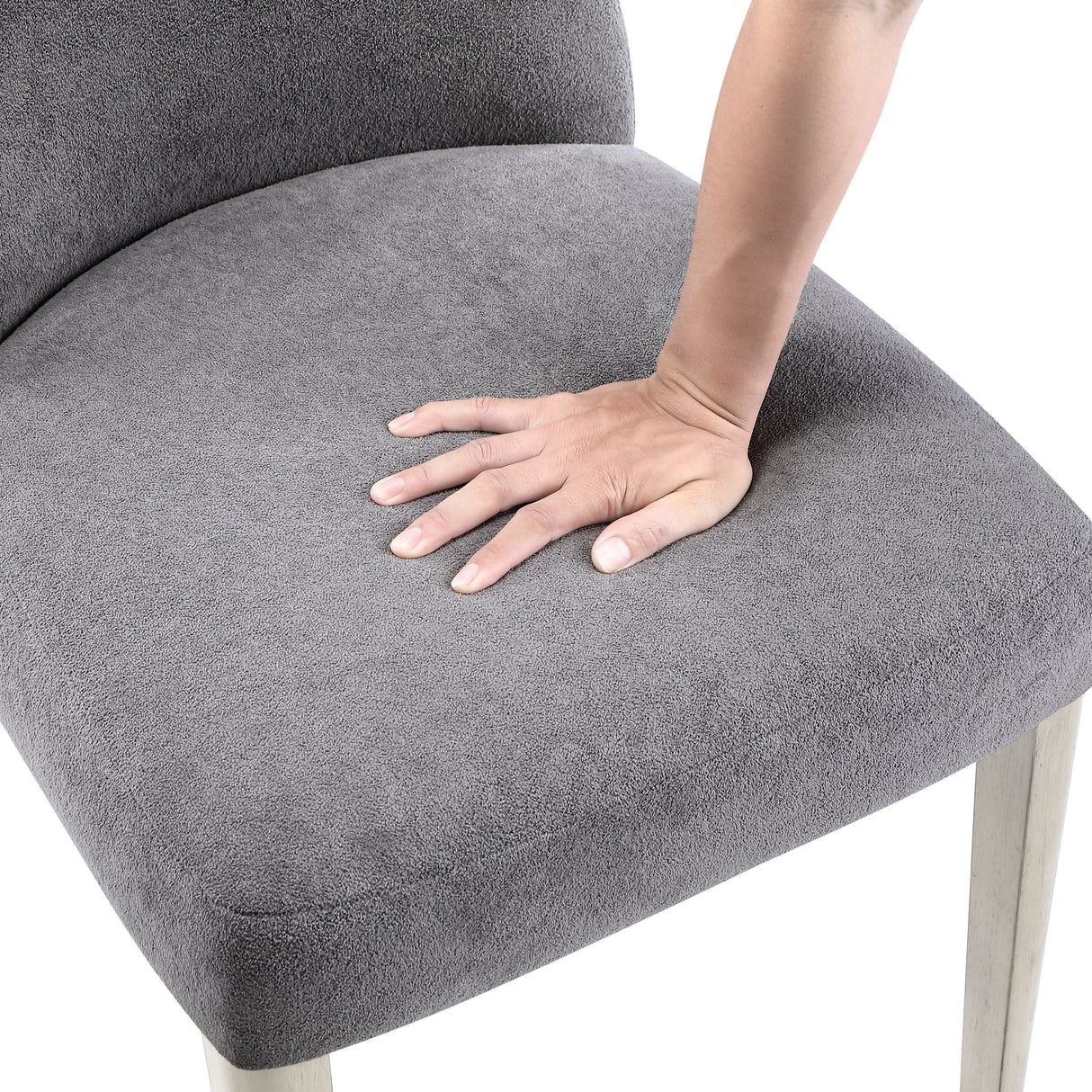 Marais Dark Gray Dining Chair by Homelegance at Eve Furniture