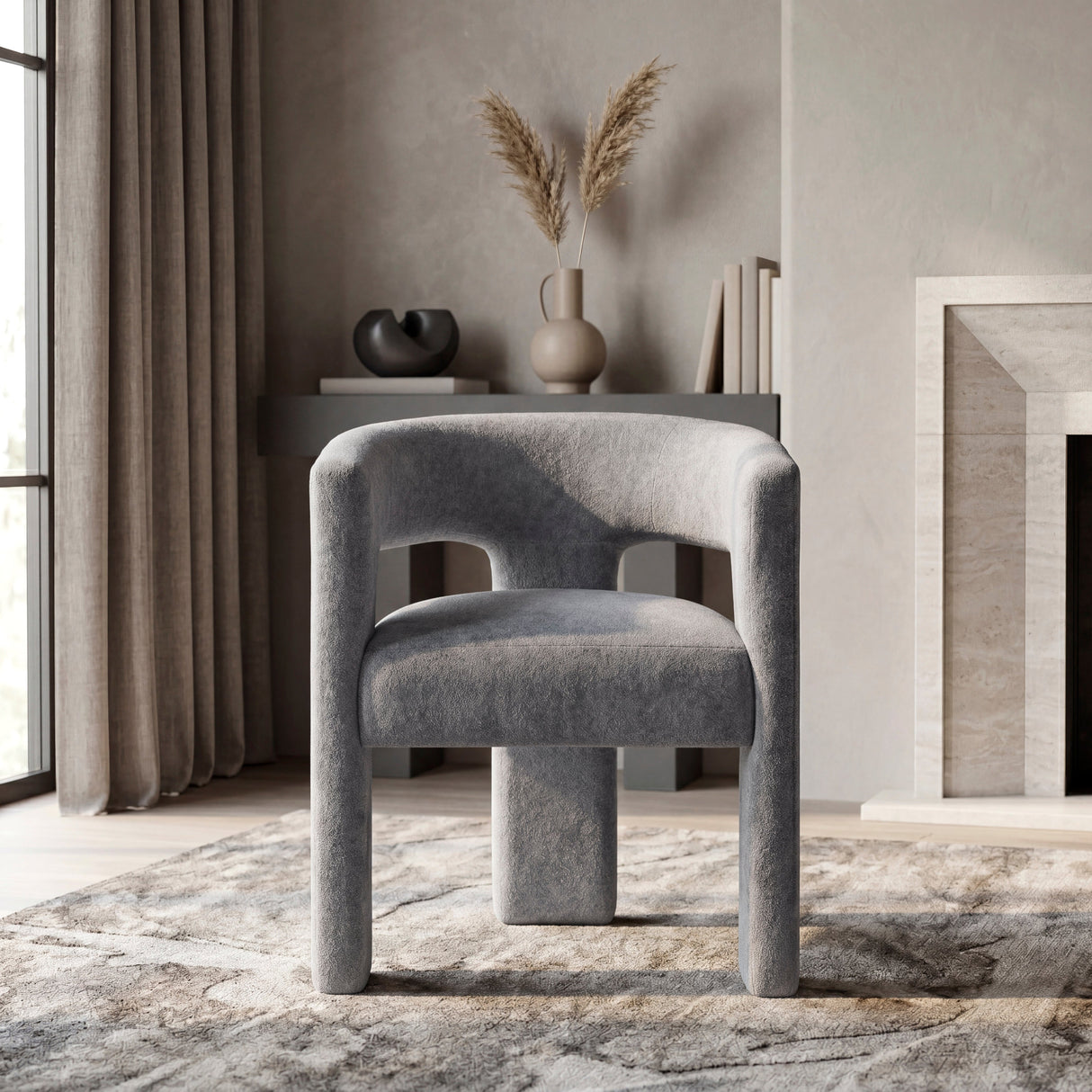 Marais Dark Gray Side Chair, Set of 2 by Homelegance at Eve Furniture