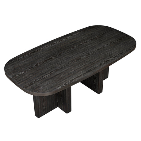 Marais Ebony Dining Table by Homelegance at Eve Furniture