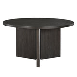 Marais Ebony Round Dining Table by Homelegance at Eve Furniture