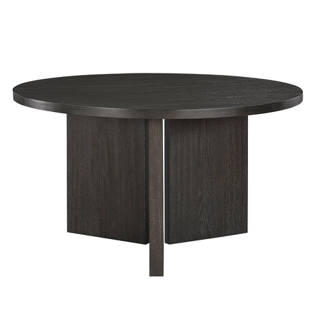 Marais Ebony Round Dining Table by Homelegance at Eve Furniture