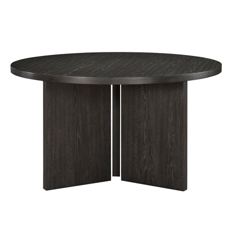 Marais Ebony Round Dining Table by Homelegance at Eve Furniture