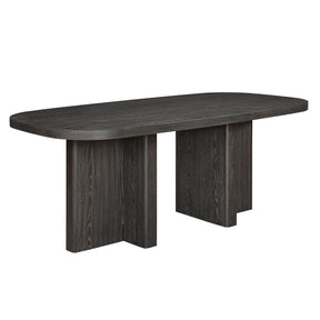 Marais Ebony/Dark Gray Modern Dining Room Set by Homelegance at Eve Furniture