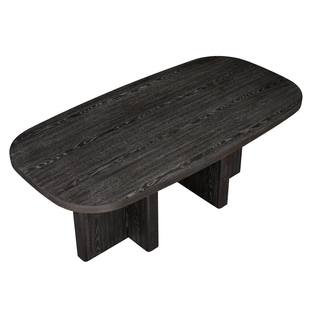 Marais Ebony/Dark Gray Modern Dining Room Set by Homelegance at Eve Furniture