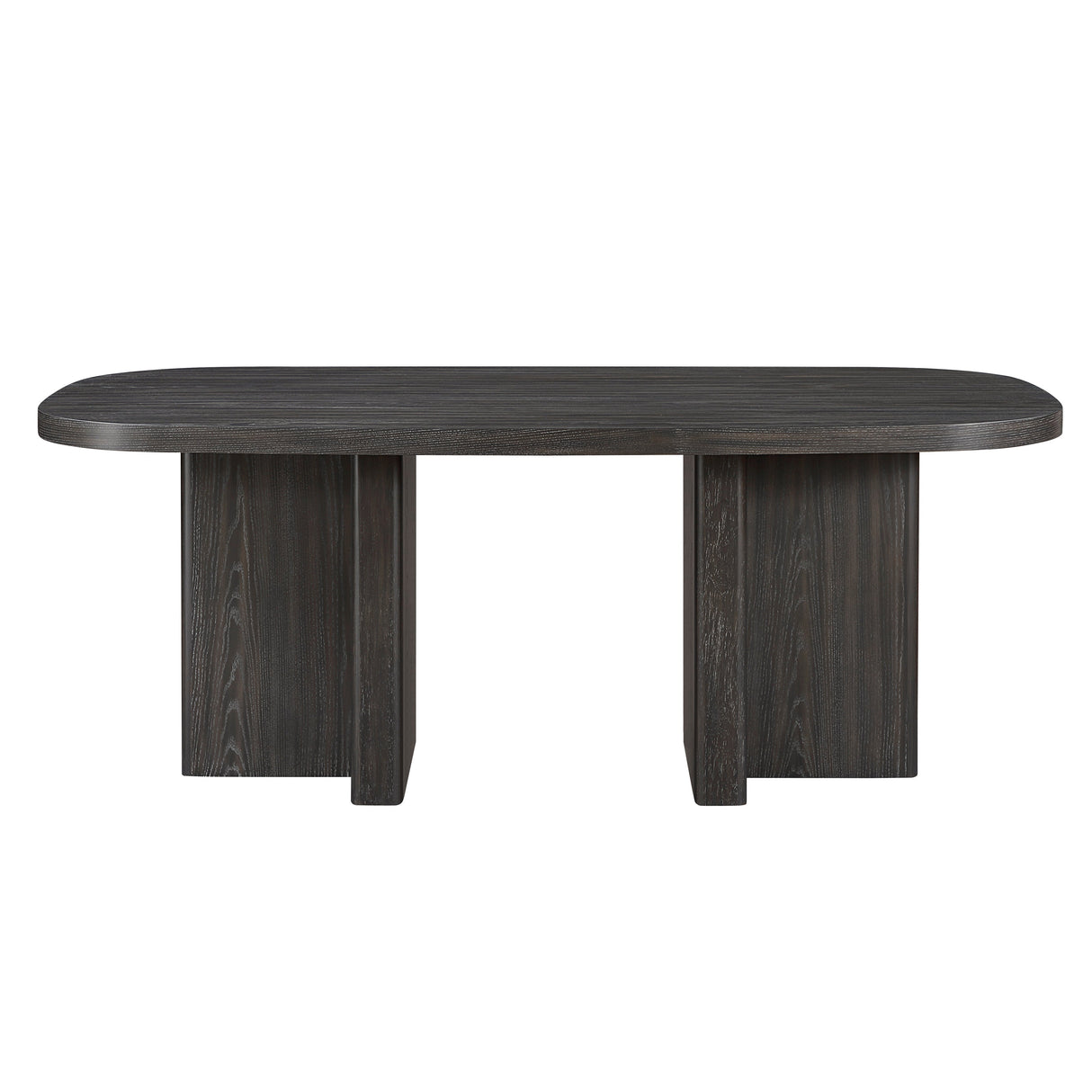 Marais Ebony/Orange Boucle 5-Piece 82" Dining Set by Homelegance at Eve Furniture