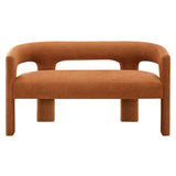 Marais Ebony/Orange Boucle 6-Piece 82" Dining Set by Homelegance at Eve Furniture