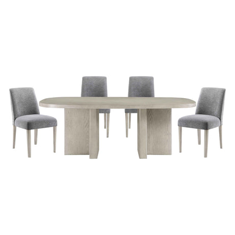 Marais Gray 5-Piece Dining Room Set by Homelegance at Eve Furniture