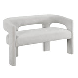 Marais Light Gray Bench by Homelegance at Eve Furniture