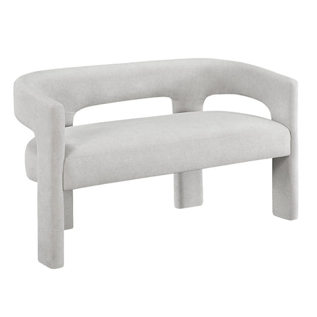 Marais Light Gray Bench by Homelegance at Eve Furniture