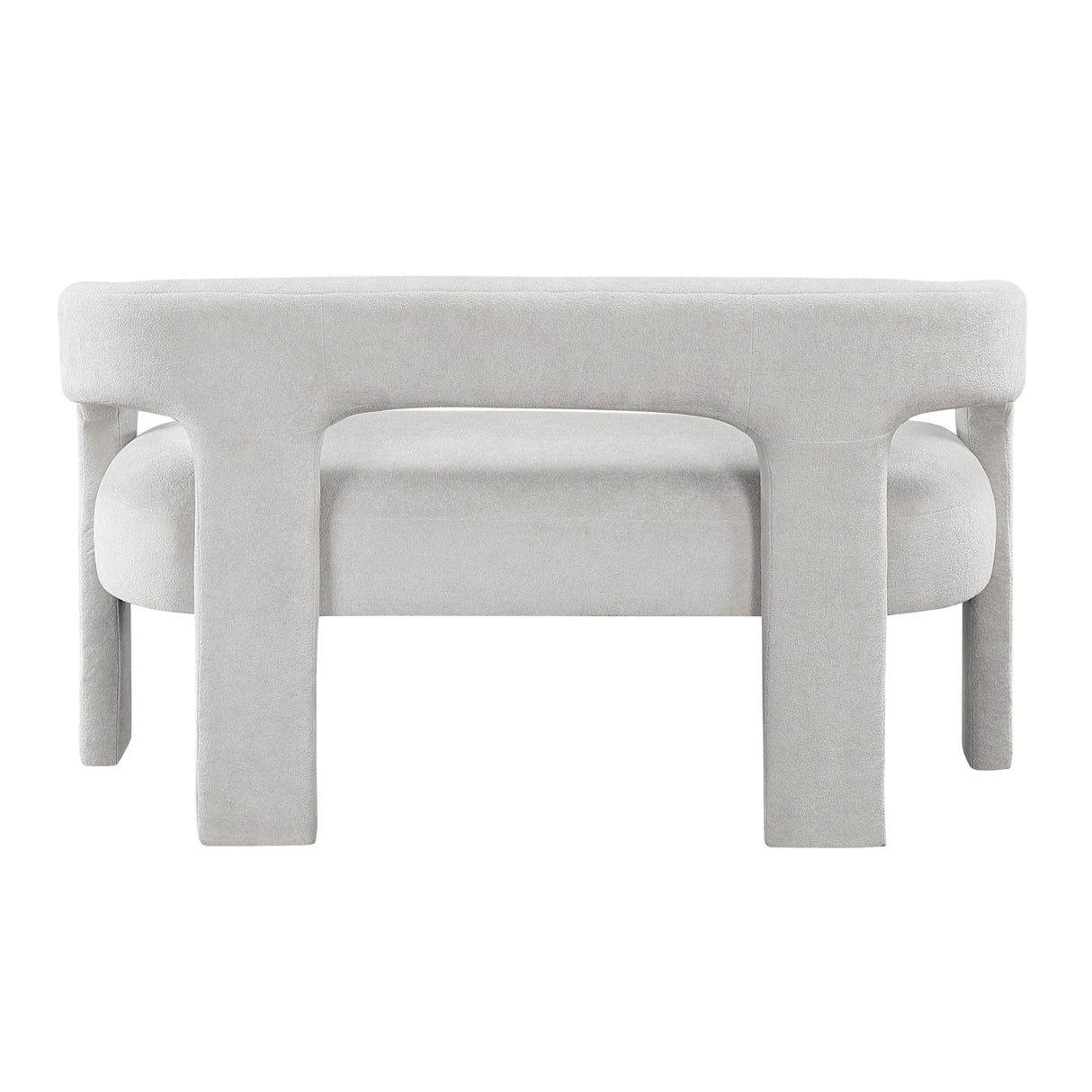 Marais Light Gray Bench by Homelegance at Eve Furniture