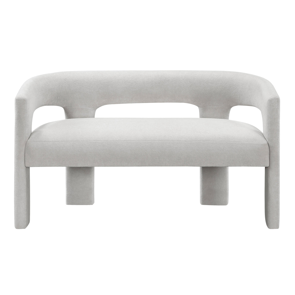 Marais Light Gray Bench by Homelegance at Eve Furniture