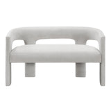 Marais Light Gray Bench by Homelegance at Eve Furniture