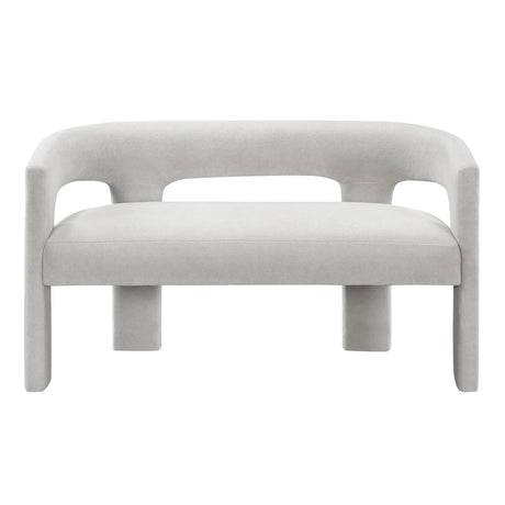Marais Light Gray Bench by Homelegance at Eve Furniture