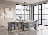 Marais Light Gray Dining Table by Homelegance at Eve Furniture