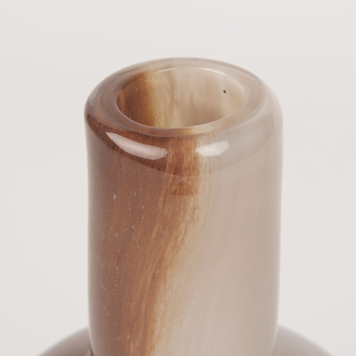 Marans Short Amber Multi-Color Glass Vase by Mercana at Eve Furniture