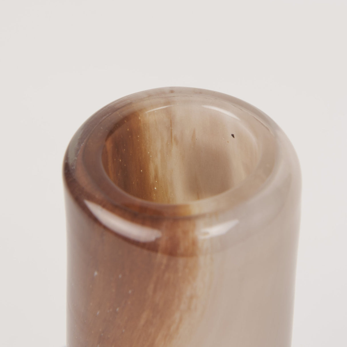 Marans Short Amber Multi-Color Glass Vase by Mercana at Eve Furniture