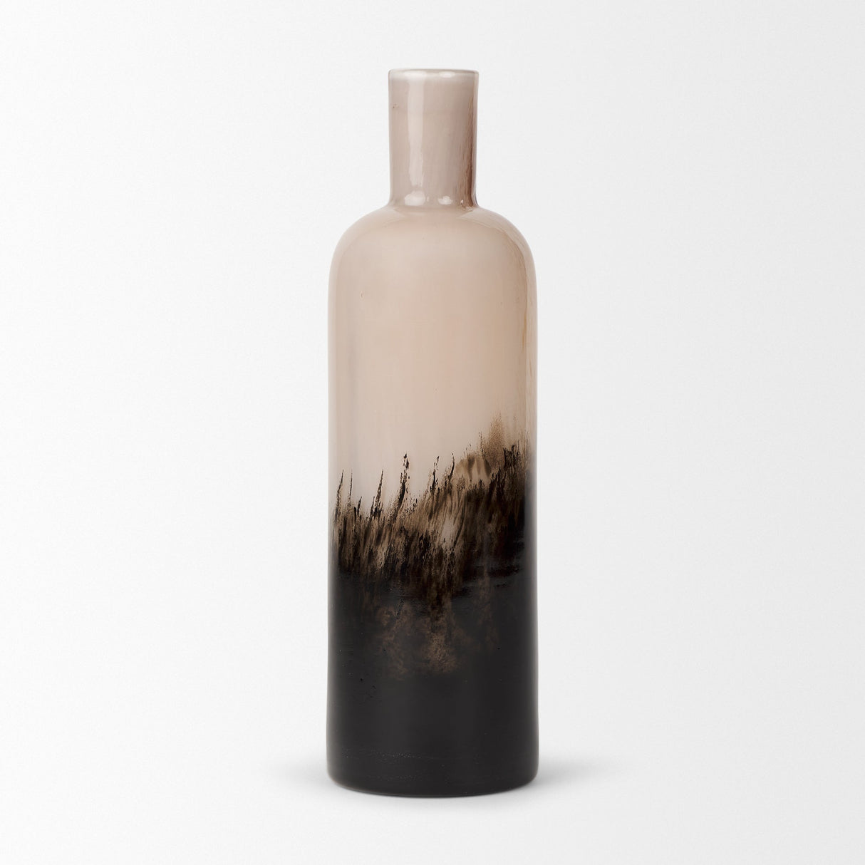Marans Tall Amber Multi-Color Glass Vase by Mercana at Eve Furniture