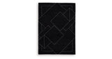 Marav Black/White Medium Rug by Ashley at Eve Furniture