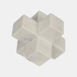 Marble 7" Jack Deco, White