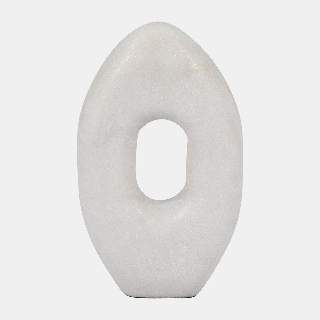 Marble, 9" Sculpture, White