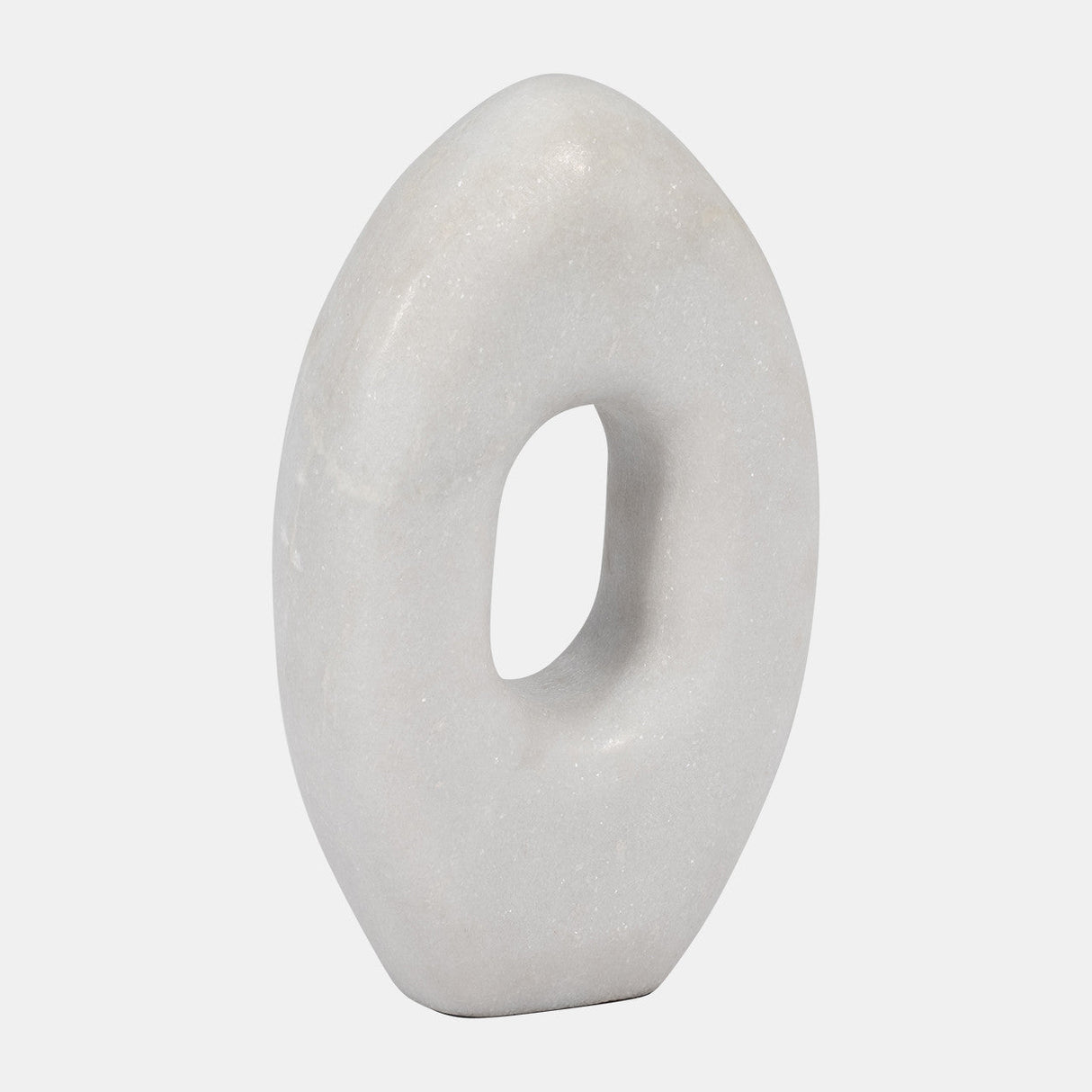 Marble, 9" Sculpture, White