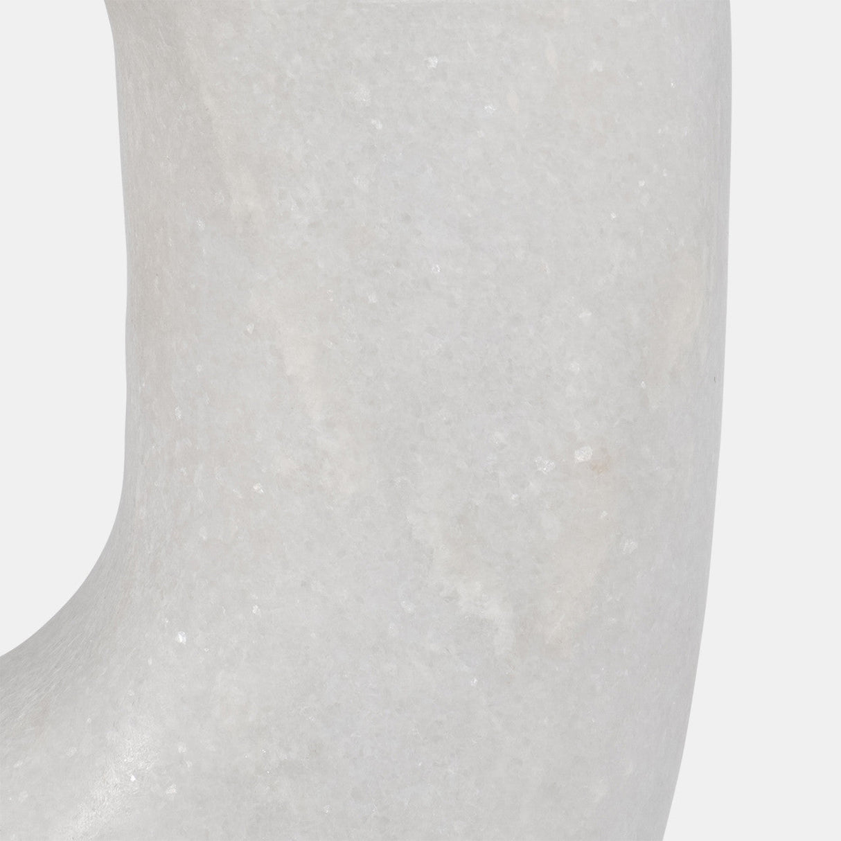 Marble, 9" Sculpture, White