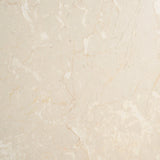 Marbrello Botticino Marble Top Light Brown Fluted Wood Half Moon Console Table by Mercana at Eve Furniture