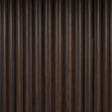 Marbrello Pink Marble Top Espresso Brown Fluted Wood Round Dining Table by Mercana at Eve Furniture