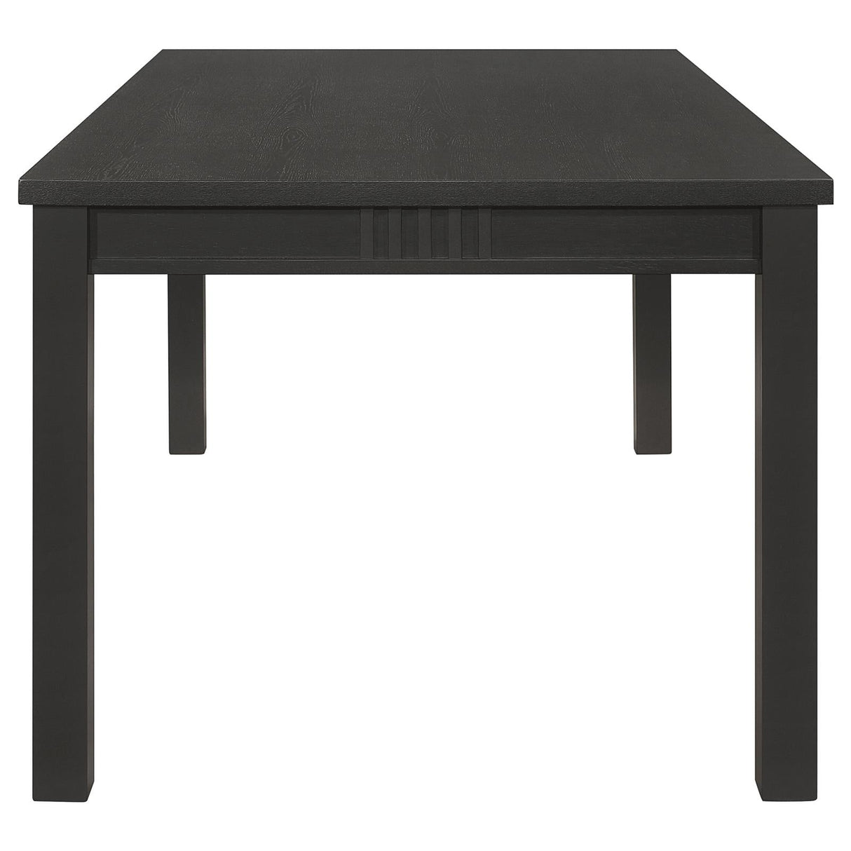 Marbrisa Matte Black 5-Piece Rectangular Dining Set