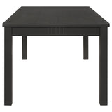 Marbrisa Matte Black 5-Piece Rectangular Dining Set