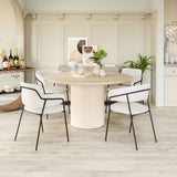 Marcel Cream Dining Chair (Set of 2) by Zuomod at Eve Furniture