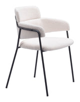 Marcel Cream Dining Chair (Set of 2) by Zuomod at Eve Furniture