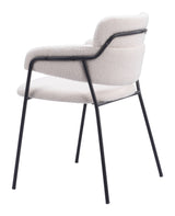 Marcel Cream Dining Chair (Set of 2) by Zuomod at Eve Furniture