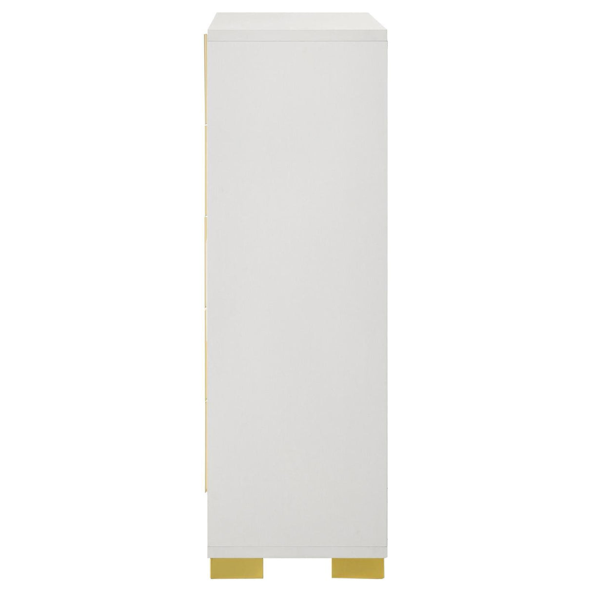 Marceline 5-drawer Chest White by Coaster at Eve Furniture