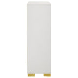 Marceline 5-drawer Chest White by Coaster at Eve Furniture