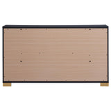 Marceline 6-drawer Dresser Black