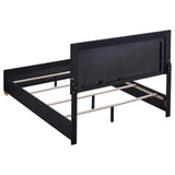 Marceline Black 4-Piece Queen Bedroom Set with LED Headboard by Coaster at Eve Furniture