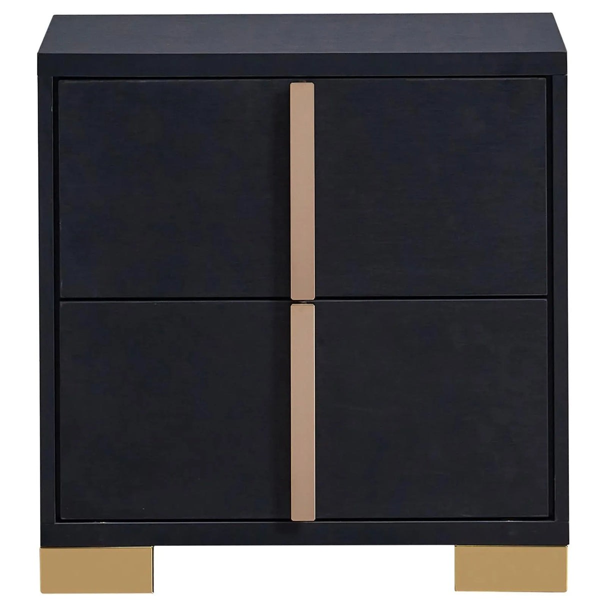 Marceline Black 4-Piece Twin Bedroom Set with LED Headboard by Coaster at Eve Furniture