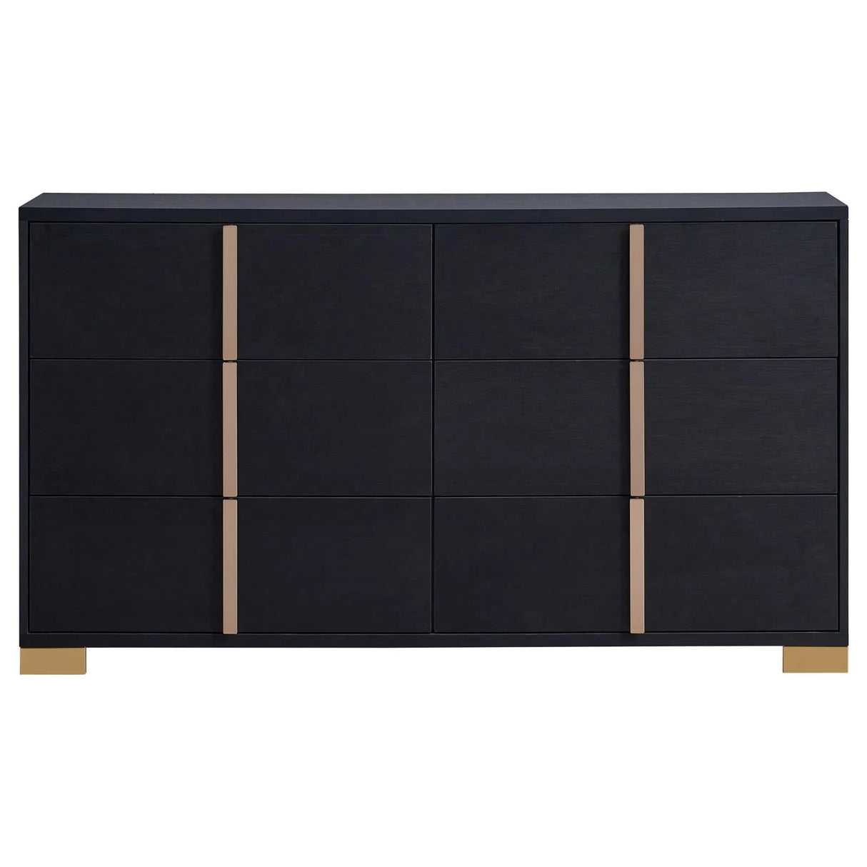Marceline Black 4-Piece Twin Bedroom Set with LED Headboard by Coaster at Eve Furniture