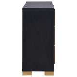 Marceline Black 5-Piece Full Bedroom Set with LED Headboard by Coaster at Eve Furniture