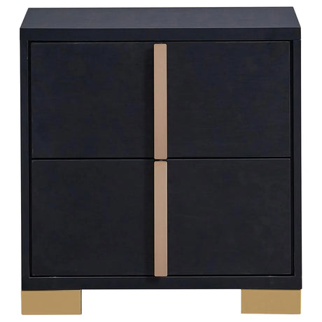 Marceline Black 5-Piece Queen Bedroom Set with LED Headboard by Coaster at Eve Furniture