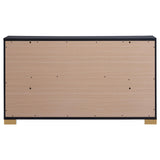 Marceline Black 6-drawer Dresser by Coaster at Eve Furniture